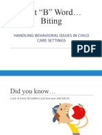 Understanding Biting in Nurseries and Preschools+PP