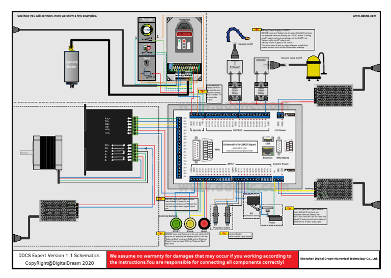 DDCS Expert V2.1 Wiring Guide | PDF | Power Supply | Electrical Components
