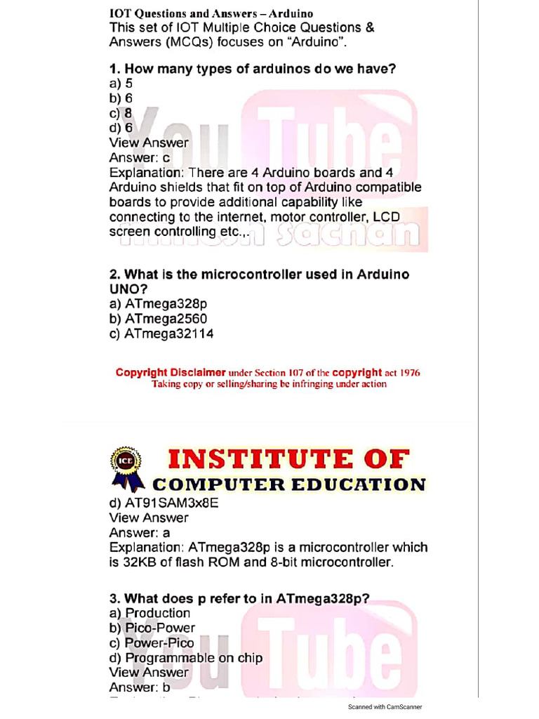 M4r5 iot mcq pdf