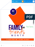 Copia de Family & Friends Month  PosterMyWall