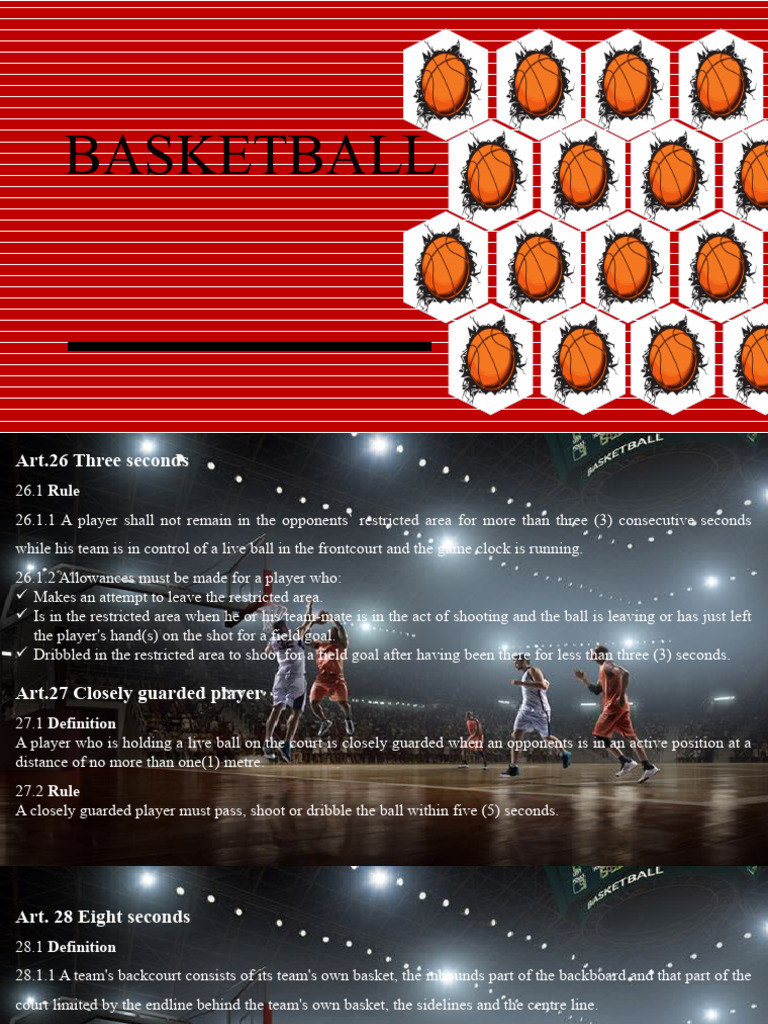 Basketball Pdf Sports Rules And Regulations Team Sports