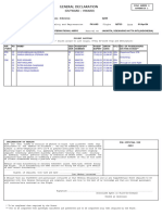 General Declaration for Aviation Compliance | PDF | U.S. Customs And ...