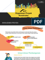 K-3 ORGANISASI PROYEK KONSTRUKSI