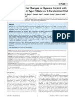 Determinants of The Changes in Glycemic Control With Exercise Training in T2D