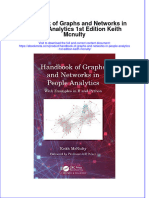 Ebook Handbook of Graphs and Networks in People Analytics 1St Edition Keith Mcnulty Online PDF All Chapter