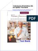 PDF Taxation of Individuals 2018 Edition 9Th Edition Spilker Test Bank Online Ebook Full Chapter