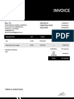 Example of Invoice in Mozambique