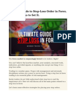 Ultimate Guide To Stop-Loss Order in Forex. Hidden Tricks To Set It