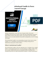 Secrets of Institutional Candle in Forex Trading - Advanced Concept