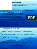 Friction of Metals1