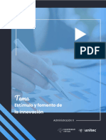 Estímulo y Fomento de La Innovación