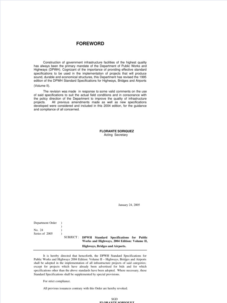 Vdocument - in DPWH Blue Book 559abbac69281 | PDF | Concrete | Road Surface