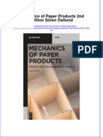 Mechanics of Paper Products 2Nd Edition Soren Ostlund Online Ebook Texxtbook Full Chapter PDF