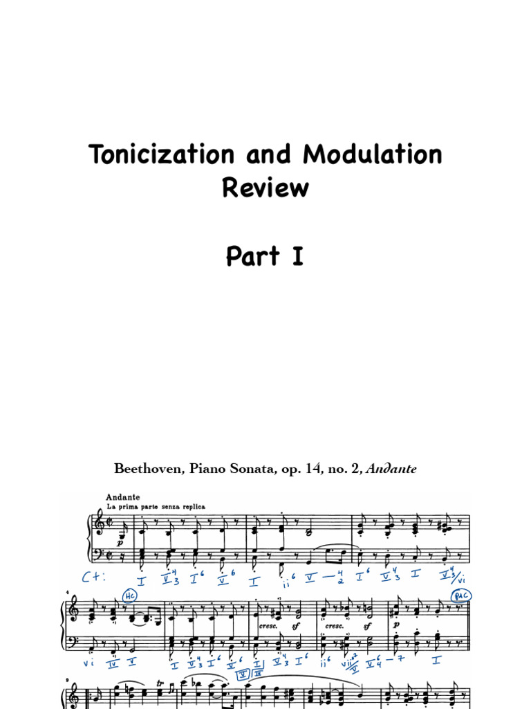 More Tonicization Slides Solution | PDF | Piano | Compositions musicales
