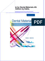 PDF Test Bank For Dental Materials 4Th Edition by Eakle Online Ebook Full Chapter