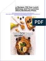 Lunch Box Recipes Fill Your Lunch Box With Delicious and Fun Lunches 2Nd Edition Booksumo Press Online Ebook Texxtbook Full Chapter PDF