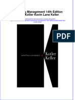 Ebook Marketing Management 14Th Edition Philip Kotler Kevin Lane Keller Online PDF All Chapter