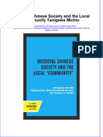 Medieval Chinese Society and The Local Community Tanigawa Michio Online Ebook Texxtbook Full Chapter PDF