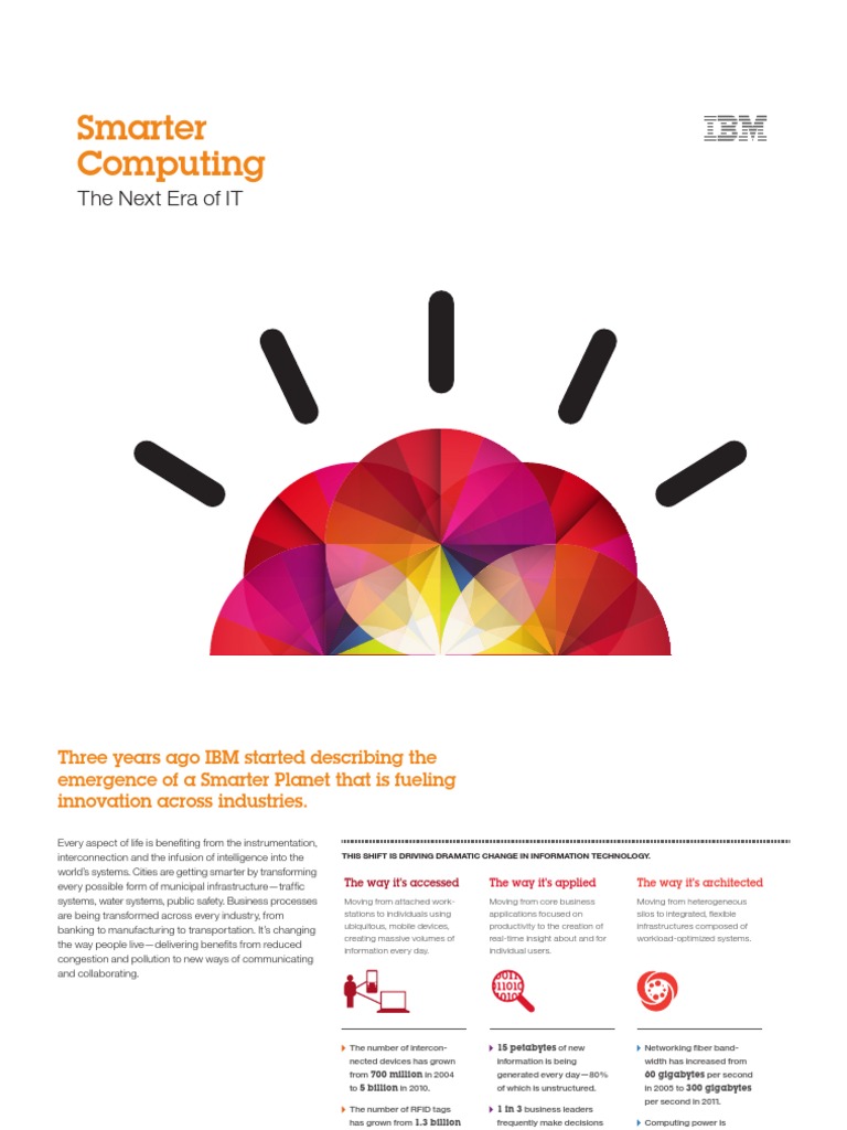 Smarter Computing Brochure | PDF | Cloud Computing | Big Data