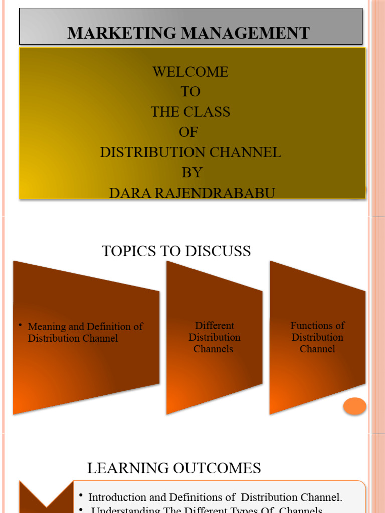 Two Level Distribution Channel Explained | PDF | Retail | Product ...
