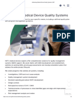 Addressing Medical Device Quality Systems