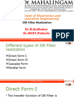 IIR-Filter Realization