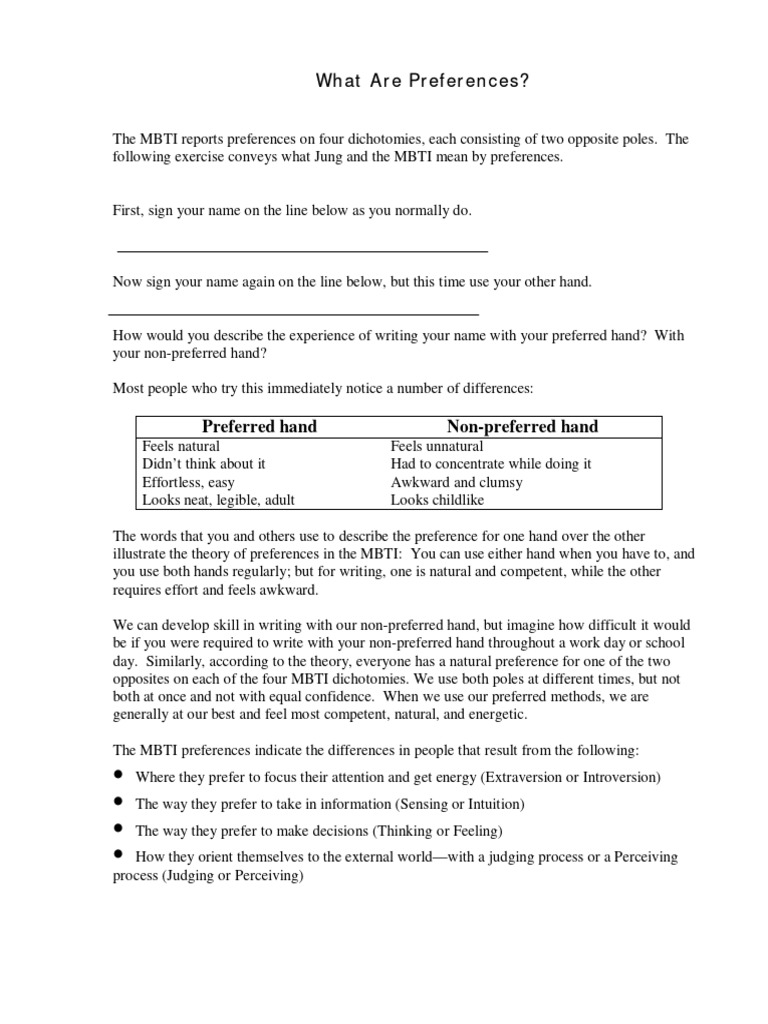 Mbti Types Pdf Extraversion And Introversion Psychology