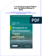 Microplastic in The Environment Pattern and Process 1St Edition Michael S Bank Online Ebook Texxtbook Full Chapter PDF