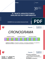 El Objeto Arquitectonico Analisis de Componenetes