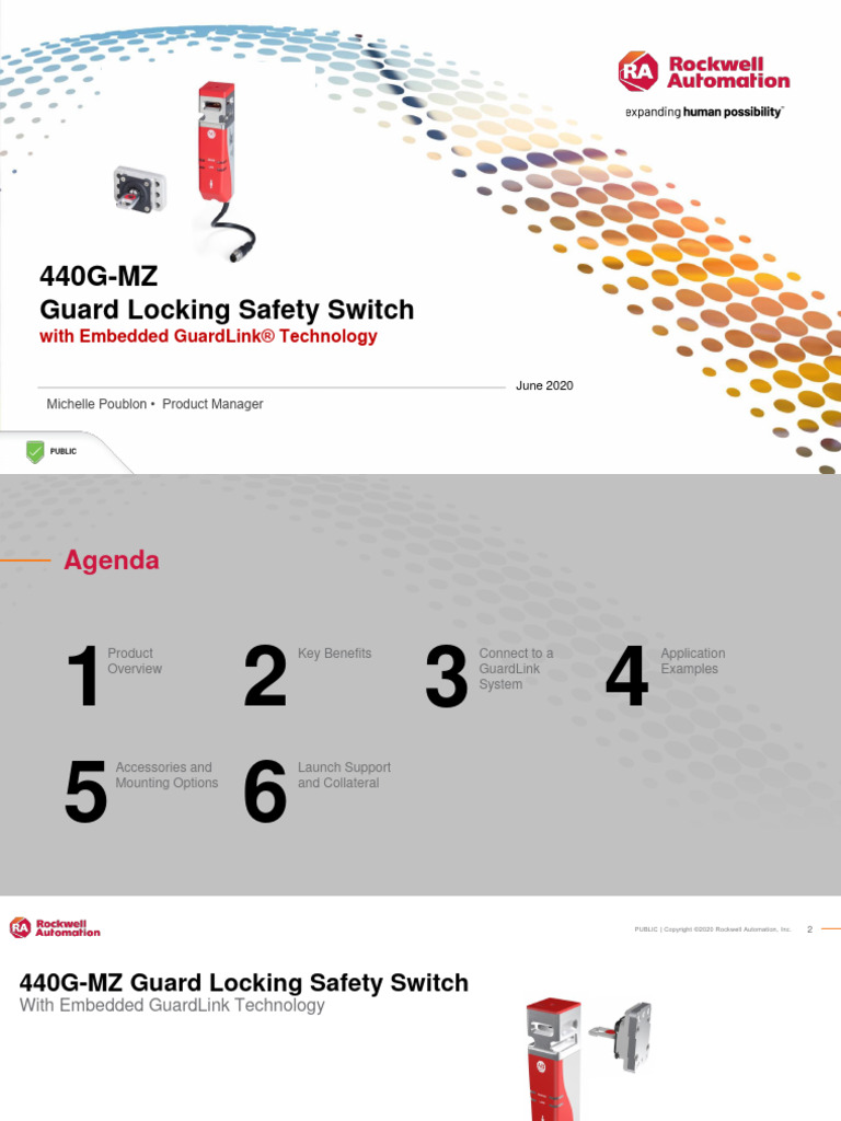 440G-MZ Guard Locking Safety Switch Customer Presentation | PDF ...