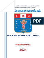 Plan de Mejora 3ro A - 2024