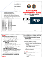 Earthquake preparedness IEC material