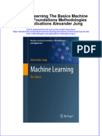 Ebook Machine Learning The Basics Machine Learning Foundations Methodologies and Applications Alexander Jung 2 Online PDF All Chapter
