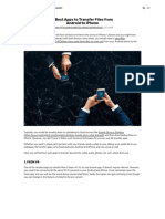 4 Best Apps To Transfer Files From Android To Iphone