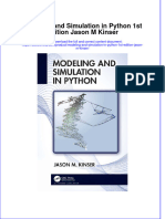 Ebook Modeling and Simulation in Python 1St Edition Jason M Kinser Online PDF All Chapter
