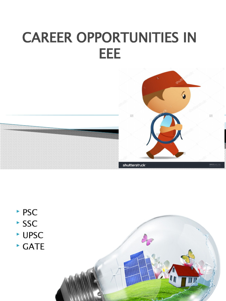 Career Paths in Electrical Engineering | PDF | Government Of India ...