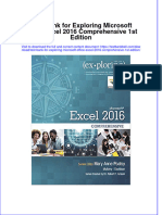 PDF Test Bank For Exploring Microsoft Office Excel 2016 Comprehensive 1St Edition Online Ebook Full Chapter