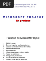 Guide d'Utilisation de MS Project | PDF | Planification | Microsoft
