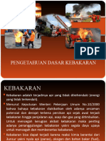 Pengetahuan Dasar Kebakaran