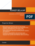 Konsep Belajar