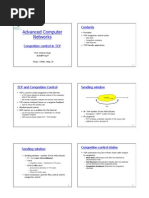 Advanced Computer Networks: CWND Offeredwindow