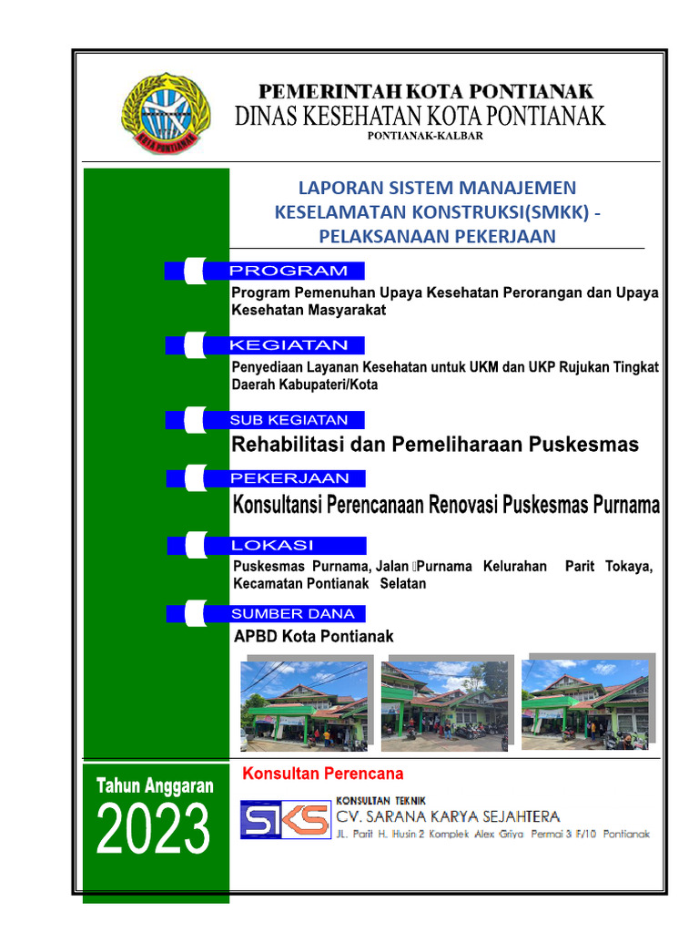 SMKK Renovasi Atap Puskesmas Print | PDF