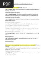 B2 First Cambridge Exam Structure | PDF | Multiple Choice | Paragraph