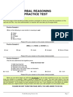 Verbal Reasoning