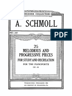 Schmoll, A.-25 Melodious and Progressive Pieces For Study and Recreation-Op.50