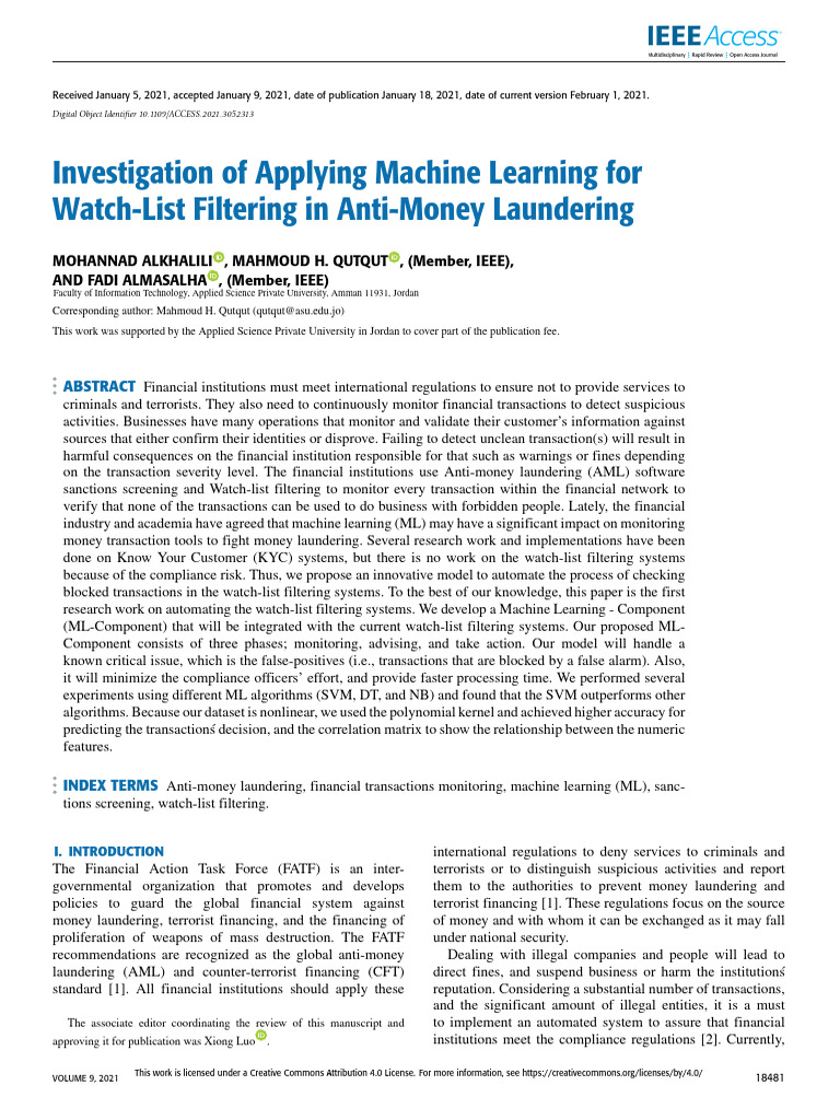 Investigation of Applying Machine Learni | PDF | Machine Learning ...