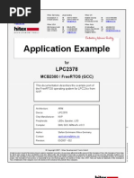 Application Example: Mcb2300 / Freertos (GCC)