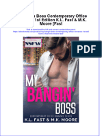 Ebook My Bangin Boss Contemporary Office Romance 1St Edition K L Fast M K Moore Fast Online PDF All Chapter