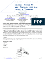 Design of Articulated Robotic Arm Using