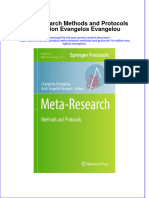 Meta Research Methods and Protocols 1St Edition Evangelos Evangelou Online Ebook Texxtbook Full Chapter PDF